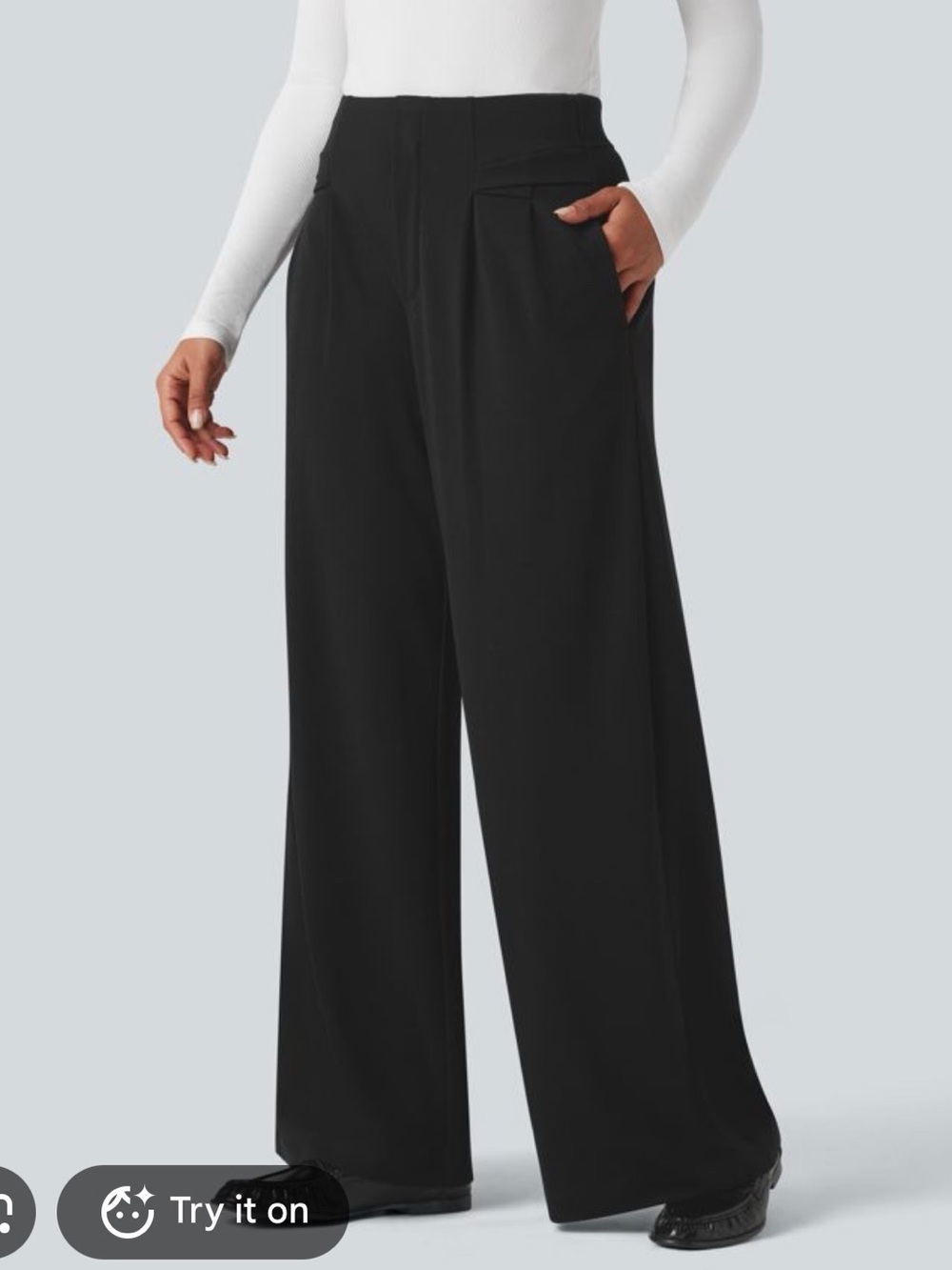 Halara Flex Waffle Wide-Leg Pants - Picture 3 of 3